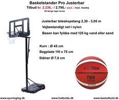 Basketstander Pro Justerbar Tilbud