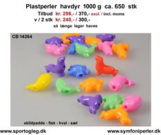 Plast Perler Havdyr 1000 g Tilbud
