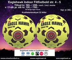 Eaglehawk  Indoor Filt  Fodbold str. 4 - 5  Tilbud