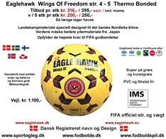 EAGLEHAWK  Wings Of Freedom T.B. Gul   str. 4 - 5   IMS  Tilbud