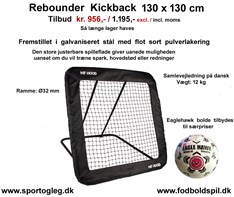 Rebounder 130 x 130 cm Tilbud