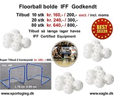 Floorball  bolde  IFF Godkendt  Tilbud