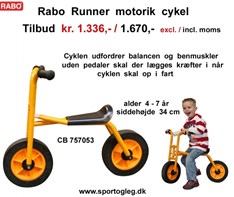 Rabo Runner Motorik Cykel
