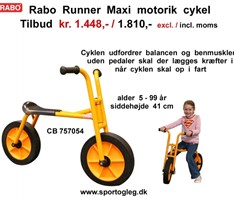 Rabo Runner Maxi Motorik Cykel