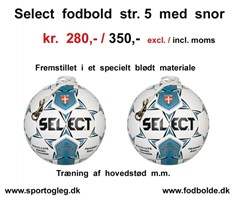 Select Fodbold Med Snor str. 5