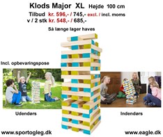 Klods Major  XL  Højde 100 cm