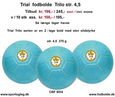 Trial Fodbolde Trilo Tilbud